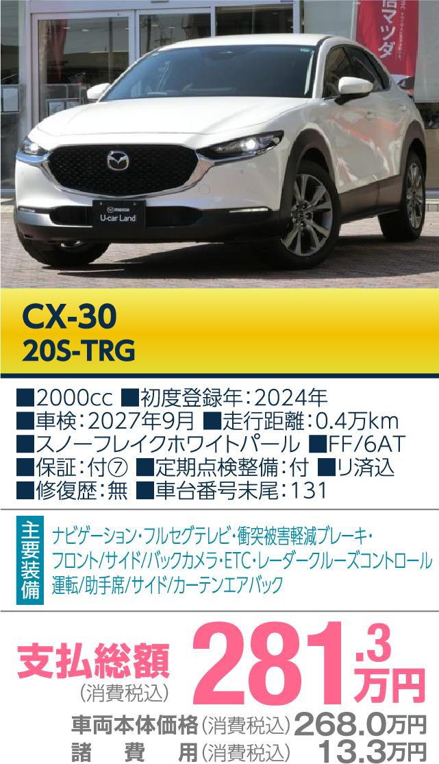 甲信マツダの厳選おすすめ車 3
