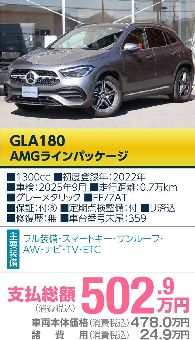 長野ヤナセの厳選おすすめ車 1